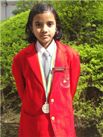 Anuja. City level first in Cyber Olympiad.